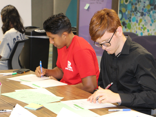 Students during pre-college class